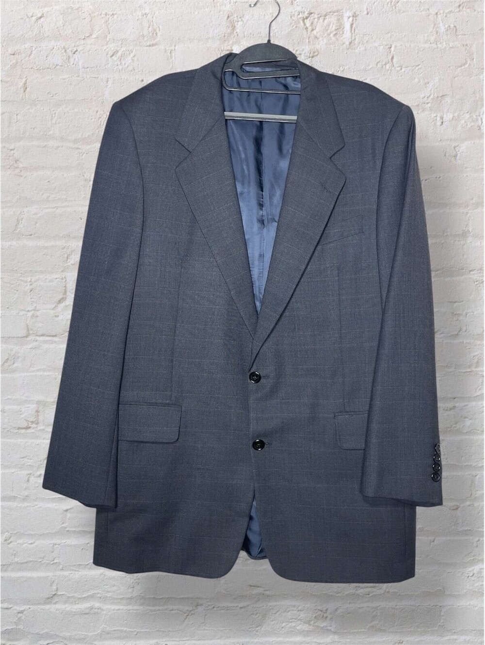 Neiman Marcus Navy Wool Sport Coat Academia Quiet Lux Sz 41L